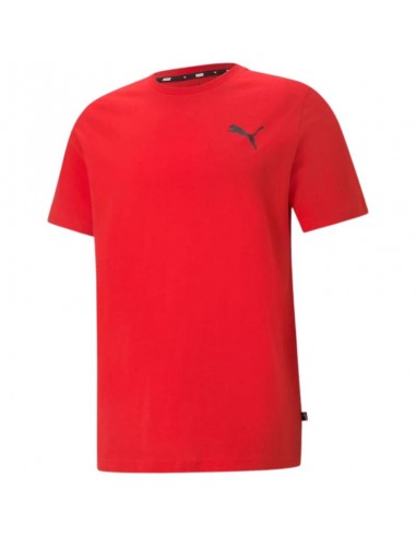 Puma Ess Αθλητικό Ανδρικό T-shirt Κόκκινο Μονόχρωμο 586668-47