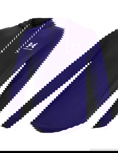 Under Armour Rival Terry Ανδρικό Φούτερ με Κουκούλα και Τσέπες Navy Μπλε 1370401-468