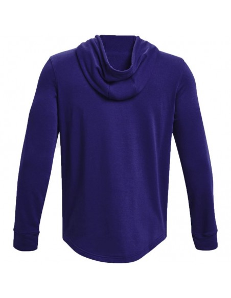 Under Armour Rival Terry Ανδρικό Φούτερ με Κουκούλα και Τσέπες Navy Μπλε 1370401-468