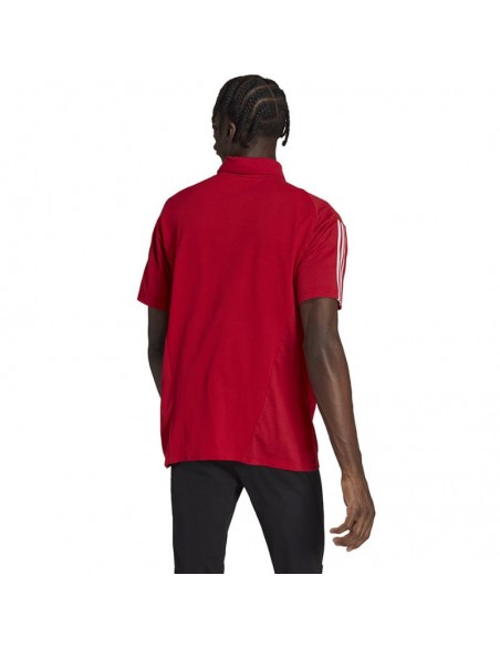 Adidas Tiro 23 Competition Ανδρικό T-shirt Κοντομάνικο Polo Κόκκινο HI3049