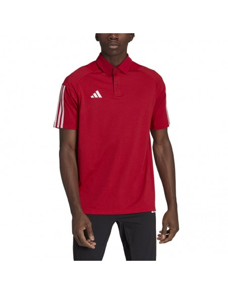 Adidas Tiro 23 Competition Ανδρικό T-shirt Κοντομάνικο Polo Κόκκινο HI3049