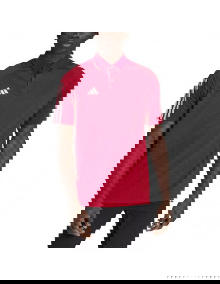 Adidas Tiro 23 Competition Ανδρικό T-shirt Κοντομάνικο Polo Κόκκινο HI3049