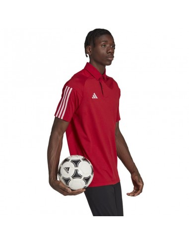 Adidas Tiro 23 Competition Ανδρικό T-shirt Κοντομάνικο Polo Κόκκινο HI3049