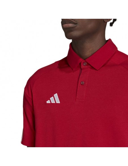 Adidas Tiro 23 Competition Ανδρικό T-shirt Κοντομάνικο Polo Κόκκινο HI3049