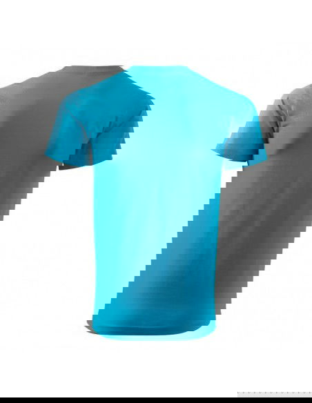 Malfini Ανδρικό Διαφημιστικό T-shirt Κοντομάνικο σε Γαλάζιο Χρώμα MLI-F2944