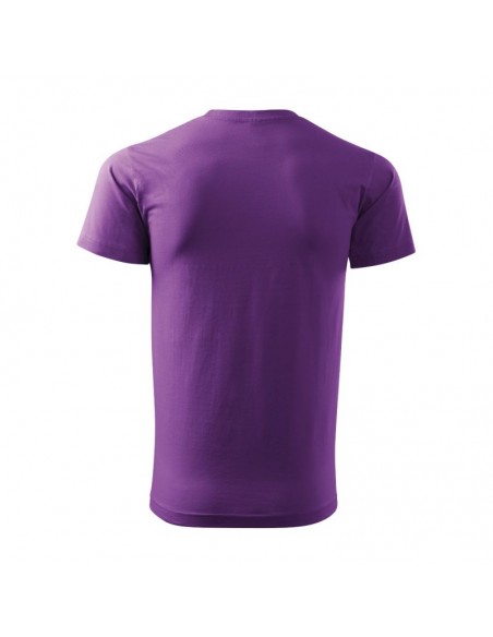 Malfini Ανδρικό Διαφημιστικό T-shirt Κοντομάνικο σε Μωβ Χρώμα MLI-F2964