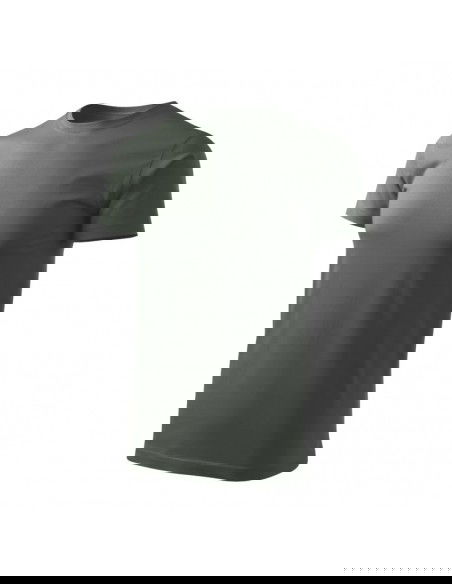 Malfini Basic Ανδρικό Διαφημιστικό T-shirt Κοντομάνικο σε Γκρι Χρώμα MLI-F2967