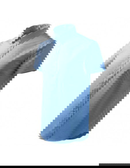 Malfini Ανδρικό Πουκάμισο Μακρυμάνικo Μπλε MLI-20715