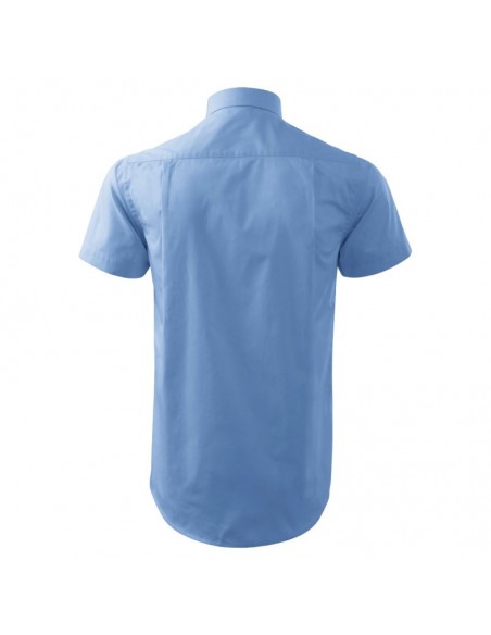 Malfini Ανδρικό Πουκάμισο Μακρυμάνικo Μπλε MLI-20715
