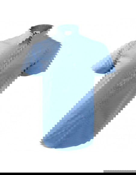 Malfini Ανδρικό Πουκάμισο Μακρυμάνικo Μπλε MLI-20715