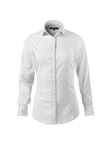 Malfini Μακρυμάνικο Γυναικείο Πουκάμισο Λευκό MLI-26300