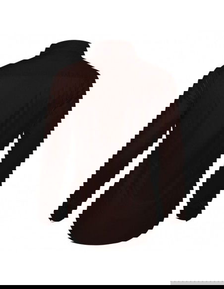 Malfini Μακρυμάνικο Γυναικείο Πουκάμισο Καφέ MLI-26327