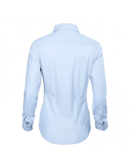 Malfini Μακρυμάνικο Γυναικείο Πουκάμισο Γαλάζιο MLI-26382