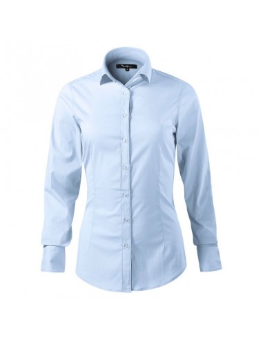 Malfini Μακρυμάνικο Γυναικείο Πουκάμισο Γαλάζιο MLI-26382