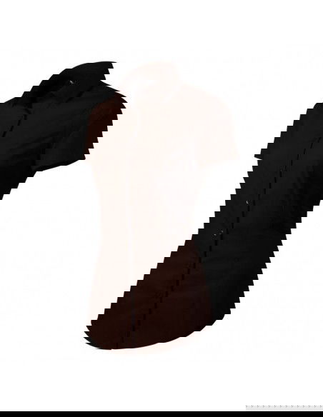 Malfini Κοντομάνικο Γυναικείο Πουκάμισο Καφέ MLI-26127