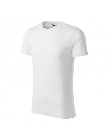 Malfini Ανδρικό Διαφημιστικό T-shirt Κοντομάνικο σε Λευκό Χρώμα MLI-17300