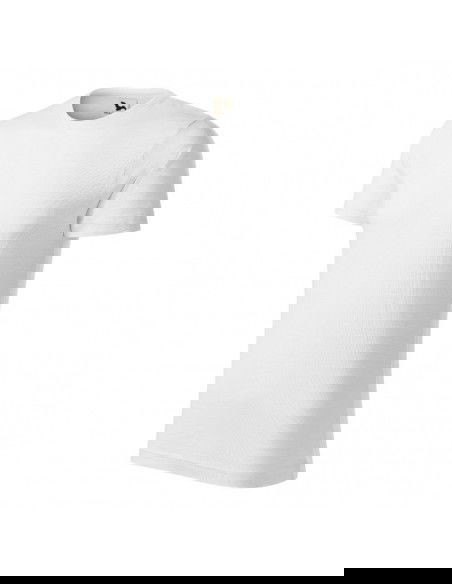 Malfini Ανδρικό Διαφημιστικό T-shirt Κοντομάνικο σε Λευκό Χρώμα MLI-17300