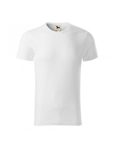 Malfini Ανδρικό Διαφημιστικό T-shirt Κοντομάνικο σε Λευκό Χρώμα MLI-17300