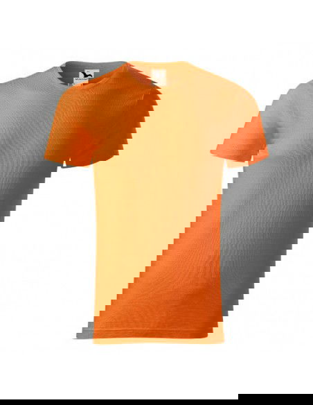 Malfini Ανδρικό Διαφημιστικό T-shirt Κοντομάνικο σε Πορτοκαλί Χρώμα MLI-17311