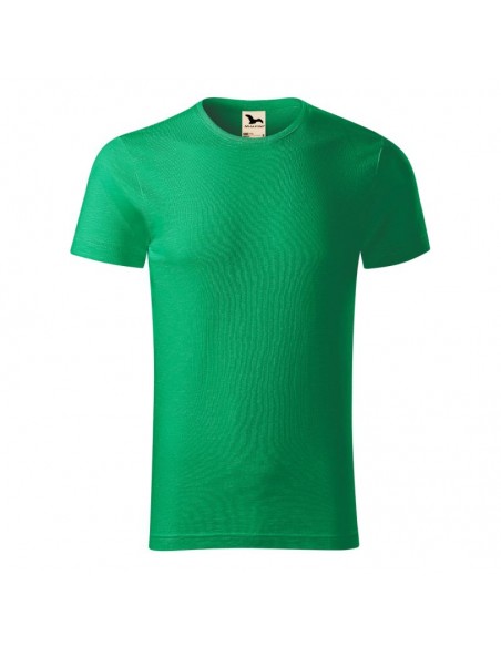 Malfini Ανδρικό Διαφημιστικό T-shirt Κοντομάνικο σε Πράσινο Χρώμα MLI-17316