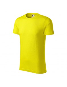 Malfini Ανδρικό Διαφημιστικό T-shirt Κοντομάνικο σε Κίτρινο Χρώμα MLI-17396