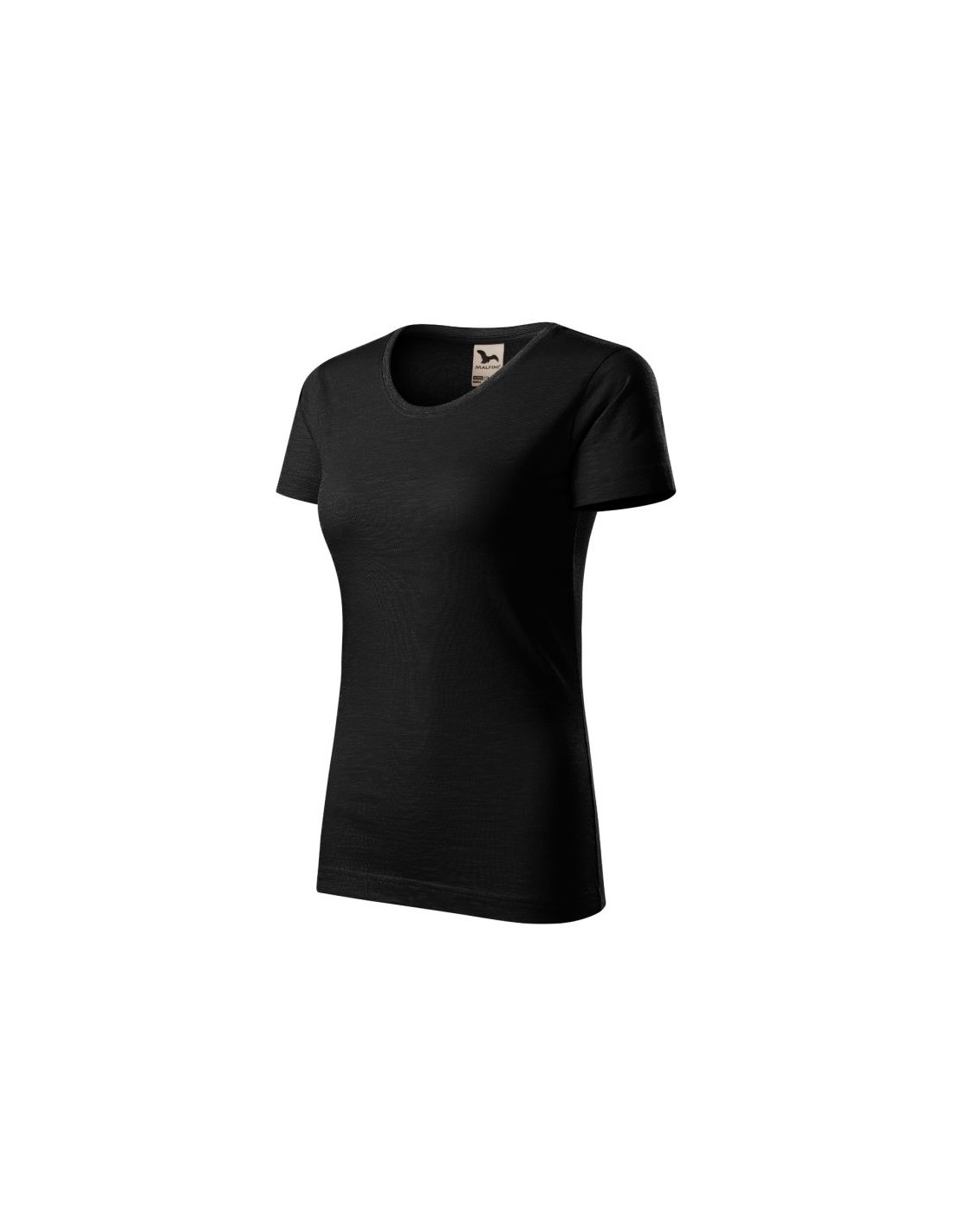 Malfini Γυναικείο Διαφημιστικό T-shirt Κοντομάνικο σε Μαύρο Χρώμα MLI-17401