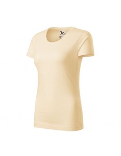 Malfini Γυναικείο Διαφημιστικό T-shirt Κοντομάνικο σε Μπεζ Χρώμα MLI-17421