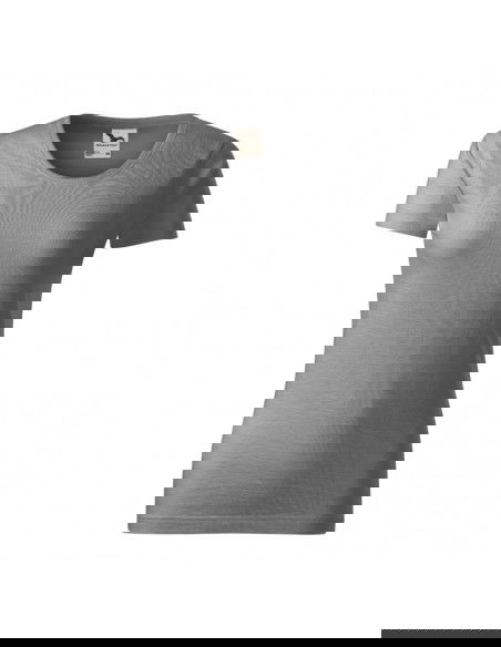 Malfini Γυναικείο Διαφημιστικό T-shirt Κοντομάνικο σε Γκρι Χρώμα MLI-17425