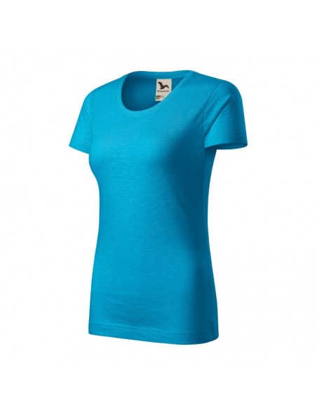 Malfini Γυναικείο Διαφημιστικό T-shirt Κοντομάνικο σε Τιρκουάζ Χρώμα MLI-17444