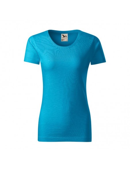 Malfini Γυναικείο Διαφημιστικό T-shirt Κοντομάνικο σε Τιρκουάζ Χρώμα MLI-17444