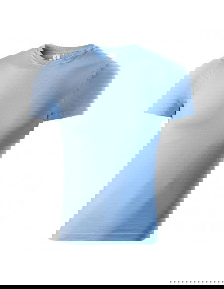 Malfini Ανδρικό Διαφημιστικό T-shirt Κοντομάνικο σε Μπλε Χρώμα MLI-P7360