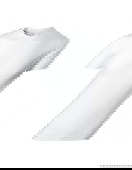 Malfini Ανδρικό Διαφημιστικό T-shirt Κοντομάνικο σε Λευκό Χρώμα MLI-P7400