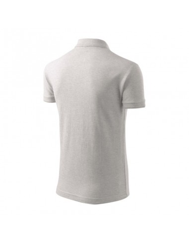 Malfini Pique Ανδρική Διαφημιστική Μπλούζα Κοντομάνικη σε Γκρι Χρώμα MLI-20303