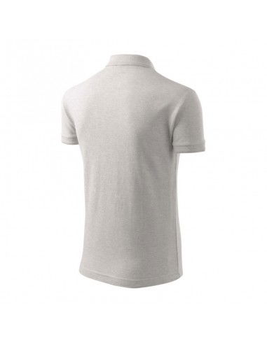 Malfini Pique Ανδρική Διαφημιστική Μπλούζα Κοντομάνικη σε Γκρι Χρώμα MLI-20303