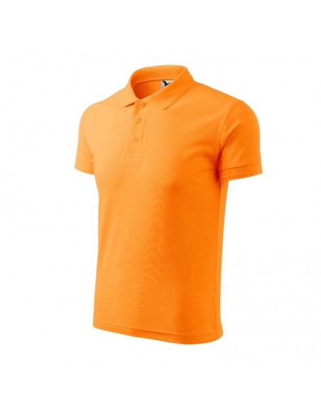 Malfini Ανδρική Διαφημιστική Μπλούζα Κοντομάνικη σε Πορτοκαλί Χρώμα MLI-203A2