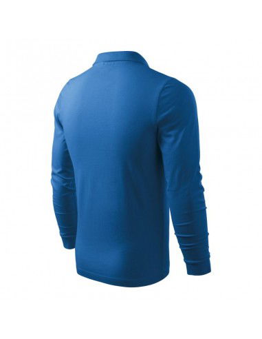 Malfini Single J polo shirt LS M MLI21114 azure