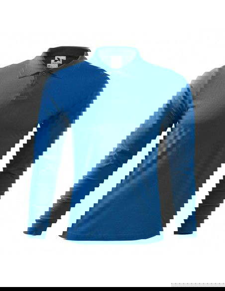 Malfini Single J polo shirt LS M MLI21114 azure