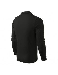 Malfini Single J LS M MLI21101 polo shirt black 2