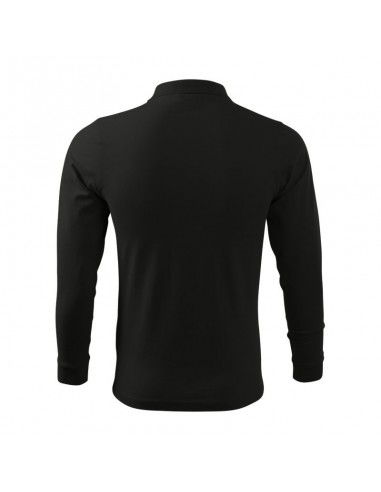 Malfini Single J LS M MLI21101 polo shirt black