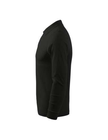 Malfini Single J LS M MLI21101 polo shirt black