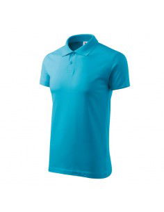 Malfini Single J M MLI20244 turquoise polo shirt
