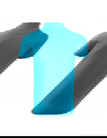 Malfini Single J M MLI20244 turquoise polo shirt