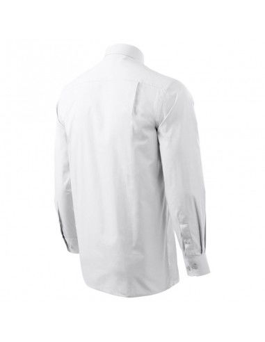 Malfini Style LS M MLI20900 white shirt