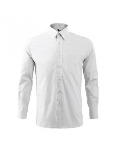 Malfini Style LS M MLI20900 white shirt