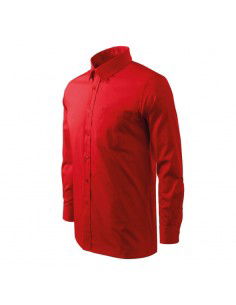 Malfini Style LS M MLI20907 red shirt