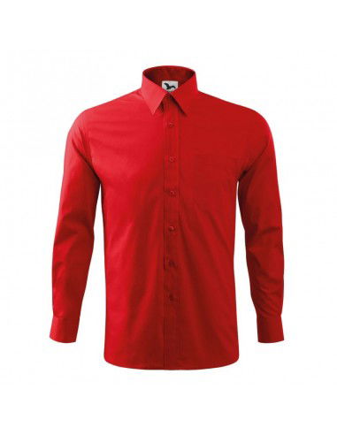 Malfini Style LS M MLI20907 red shirt