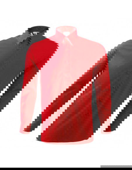 Malfini Style LS M MLI20907 red shirt