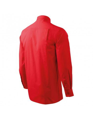 Malfini Style LS M MLI20907 red shirt
