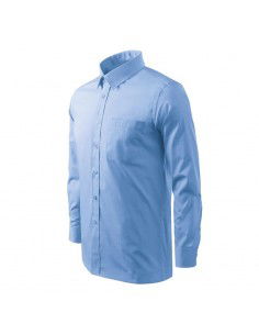 Malfini Style LS M MLI20915 blue shirt