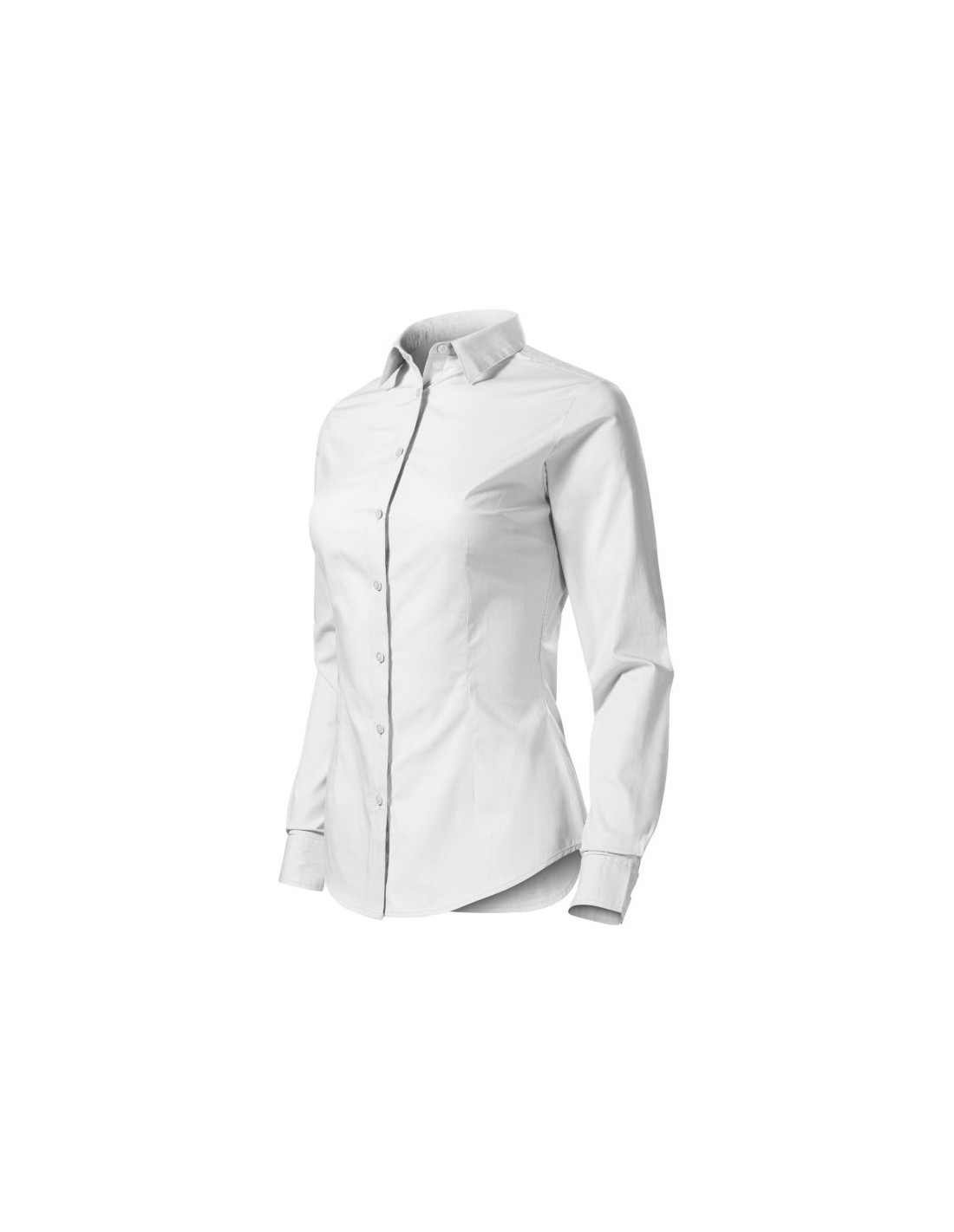 Malfini Malfini Μακρυμάνικο Γυναικείο Πουκάμισο Λευκό MLI-22900